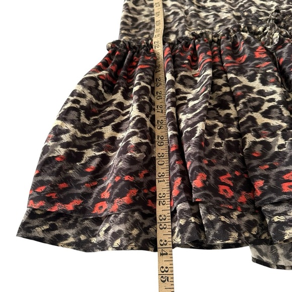 ALL SAINTS ALIA JUBA SILK RELAXED MINI DRESS SIZE SMALL - Picture 14 of 16